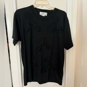Lisa Floral Beaded Shirt